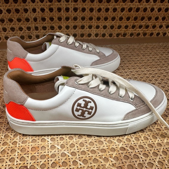 New Sneaker bari Nappa Nappa  Snow White/tobacco/Avola 100 style 149473 talla 9 - Picture 3 of 6